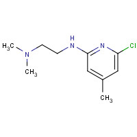 75308-74-6 N-(6-chloro-4-methylpyridin-2-yl)-N',N'-dimethylethane-1,2-diamine chemical structure