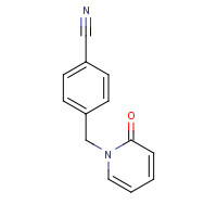 62455-72-5 4-[(2-oxopyridin-1-yl)methyl]benzonitrile chemical structure