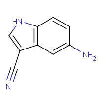 159768-57-7 5-amino-1H-indole-3-carbonitrile chemical structure