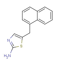 207463-35-2 5-(naphthalen-1-ylmethyl)-1,3-thiazol-2-amine chemical structure