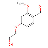 1220703-12-7 4-(2-hydroxyethoxy)-2-methoxybenzaldehyde chemical structure