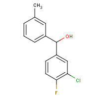 842140-69-6 (3-chloro-4-fluorophenyl)-(3-methylphenyl)methanol chemical structure
