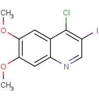 861880-83-3 4-chloro-3-iodo-6,7-dimethoxyquinoline chemical structure