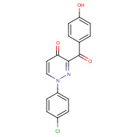 1314395-75-9 1-(4-chlorophenyl)-3-(4-hydroxybenzoyl)pyridazin-4-one chemical structure
