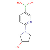 1415793-90-6 [6-(3-hydroxypyrrolidin-1-yl)pyridin-3-yl]boronic acid chemical structure