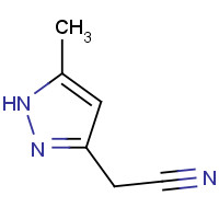 278798-06-4 2-(5-methyl-1H-pyrazol-3-yl)acetonitrile chemical structure