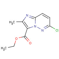 14714-18-2 ethyl 6-chloro-2-methylimidazo[1,2-b]pyridazine-3-carboxylate chemical structure