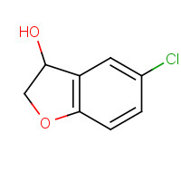 5590-44-3 5-chloro-2,3-dihydro-1-benzofuran-3-ol chemical structure