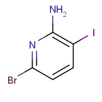 1245643-34-8 6-bromo-3-iodopyridin-2-amine chemical structure