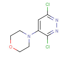 36096-74-9 4-(3,6-dichloropyridazin-4-yl)morpholine chemical structure