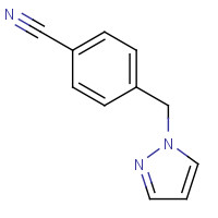 179057-34-2 4-(pyrazol-1-ylmethyl)benzonitrile chemical structure