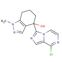 1419222-89-1 4-(8-chloroimidazo[1,5-a]pyrazin-3-yl)-1-methyl-6,7-dihydro-5H-indazol-4-ol chemical structure