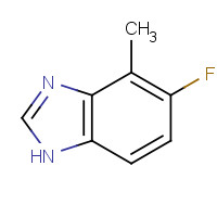 1360938-47-1 5-fluoro-4-methyl-1H-benzimidazole chemical structure