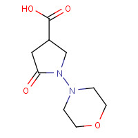 1086380-62-2 1-morpholin-4-yl-5-oxopyrrolidine-3-carboxylic acid chemical structure