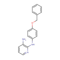 1082189-47-6 2-N-(4-phenylmethoxyphenyl)pyridine-2,3-diamine chemical structure