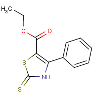 99822-81-8 ethyl 4-phenyl-2-sulfanylidene-3H-1,3-thiazole-5-carboxylate chemical structure