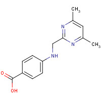 1221254-49-4 4-[(4,6-dimethylpyrimidin-2-yl)methylamino]benzoic acid chemical structure