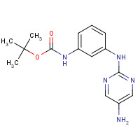 1431727-38-6 tert-butyl N-[3-[(5-aminopyrimidin-2-yl)amino]phenyl]carbamate chemical structure