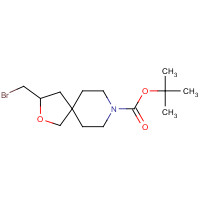 1216815-21-2 tert-butyl 3-(bromomethyl)-2-oxa-8-azaspiro[4.5]decane-8-carboxylate chemical structure