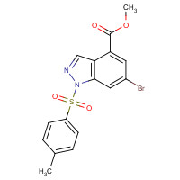 1245465-61-5 methyl 6-bromo-1-(4-methylphenyl)sulfonylindazole-4-carboxylate chemical structure