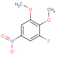 175435-40-2 1-fluoro-2,3-dimethoxy-5-nitrobenzene chemical structure