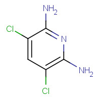 76942-19-3 3,5-dichloropyridine-2,6-diamine chemical structure