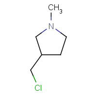 58689-43-3 3-(chloromethyl)-1-methylpyrrolidine chemical structure