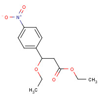 1202576-82-6 ethyl 3-ethoxy-3-(4-nitrophenyl)propanoate chemical structure