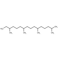 638-36-8 2,6,10,14-tetramethylhexadecane chemical structure