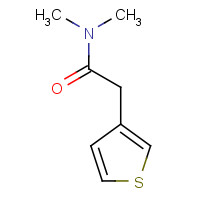 197957-44-1 N,N-dimethyl-2-thiophen-3-ylacetamide chemical structure