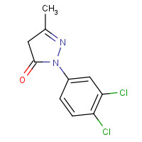 13124-17-9 2-(3,4-dichlorophenyl)-5-methyl-4H-pyrazol-3-one chemical structure