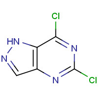 1196157-42-2 5,7-dichloro-1H-pyrazolo[4,3-d]pyrimidine chemical structure