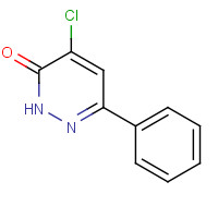 89868-14-4 5-chloro-3-phenyl-1H-pyridazin-6-one chemical structure