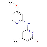 1407500-69-9 6-bromo-N-(4-methoxypyridin-2-yl)-4-methylpyridin-2-amine chemical structure
