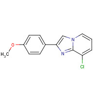 168837-40-9 8-chloro-2-(4-methoxyphenyl)imidazo[1,2-a]pyridine chemical structure