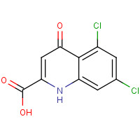 131123-76-7 5,7-dichloro-4-oxo-1H-quinoline-2-carboxylic acid chemical structure