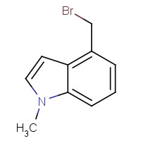 1371535-79-3 4-(bromomethyl)-1-methylindole chemical structure
