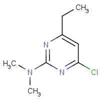 71406-66-1 4-chloro-6-ethyl-N,N-dimethylpyrimidin-2-amine chemical structure