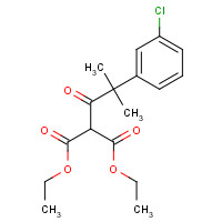 1035261-92-7 diethyl 2-[2-(3-chlorophenyl)-2-methylpropanoyl]propanedioate chemical structure