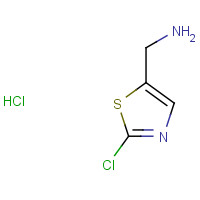 153471-67-1 (2-chloro-1,3-thiazol-5-yl)methanamine;hydrochloride chemical structure