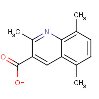948291-16-5 2,5,8-trimethylquinoline-3-carboxylic acid chemical structure