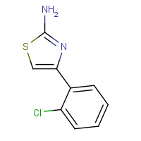 21344-90-1 4-(2-chlorophenyl)-1,3-thiazol-2-amine chemical structure