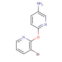 945600-04-4 6-(3-bromopyridin-2-yl)oxypyridin-3-amine chemical structure