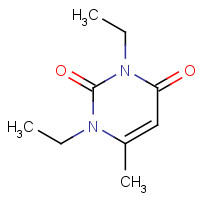 62898-99-1 1,3-diethyl-6-methylpyrimidine-2,4-dione chemical structure