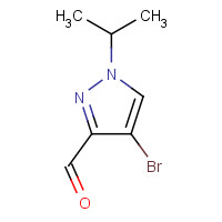 1383855-42-2 4-bromo-1-propan-2-ylpyrazole-3-carbaldehyde chemical structure