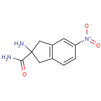 1219006-71-9 2-amino-5-nitro-1,3-dihydroindene-2-carboxamide chemical structure