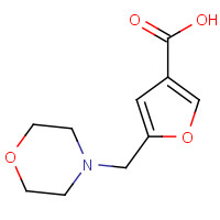 932854-92-7 5-(morpholin-4-ylmethyl)furan-3-carboxylic acid chemical structure