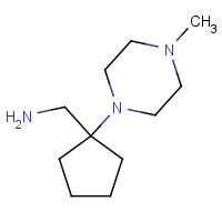959240-31-4 [1-(4-methylpiperazin-1-yl)cyclopentyl]methanamine chemical structure