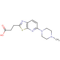 1315317-86-2 3-[5-(4-methylpiperazin-1-yl)-[1,3]thiazolo[5,4-b]pyridin-2-yl]propanoic acid chemical structure