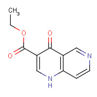 92310-23-1 ethyl 4-oxo-1H-1,6-naphthyridine-3-carboxylate chemical structure
